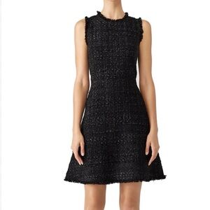 Kate Spade Black Tweed Dress
